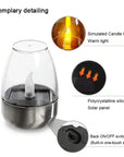 LED Solar Candle Dome Light Pack