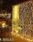 LED Curtain String Lights