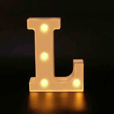 LED Alphabetic Letter Lights