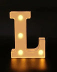 LED Alphabetic Letter Lights