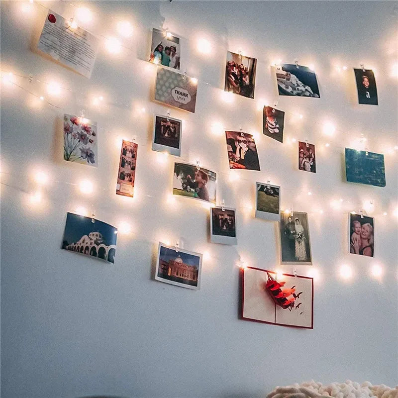 LED Photo Clip String Lights