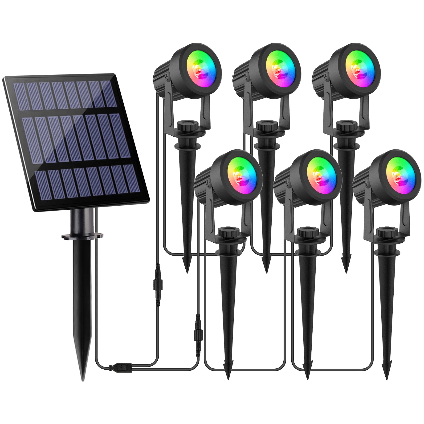 RGB Solar Spotlights