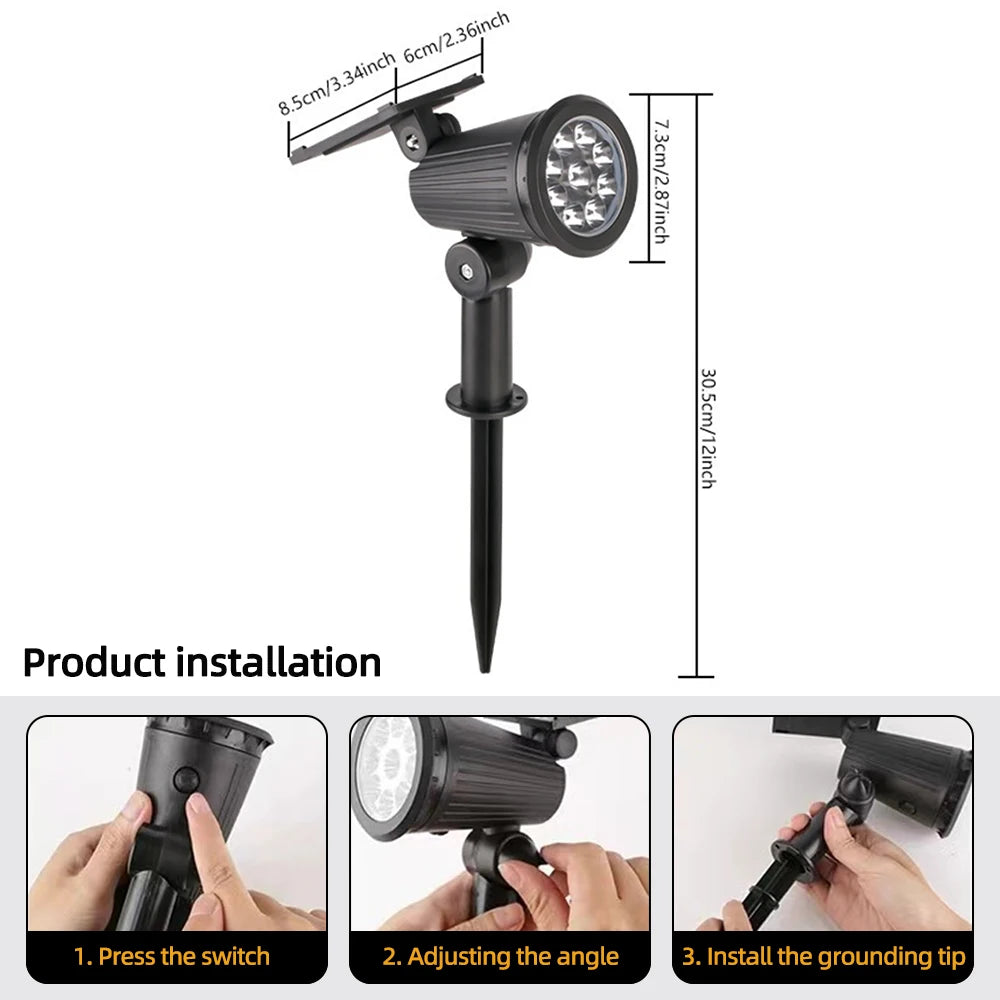 LED Outdoor Solar Spot Lights