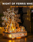 3D Wooden Rotatable Ferris Wheel DIY