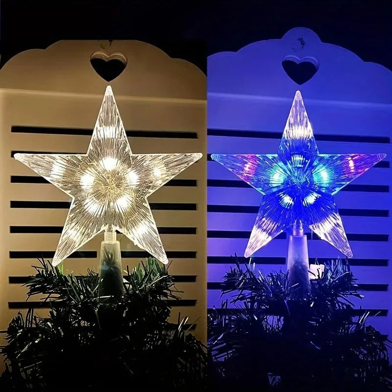 Five-Point LED Glow Star Topper