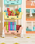 Kids Toy Storage Trolley Shelf Rack