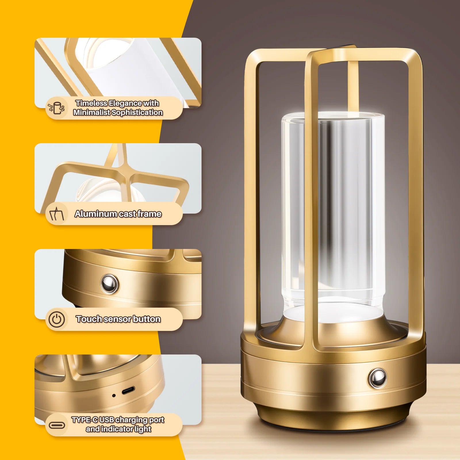 LED Atmospheric Desk &amp; Table Lamp