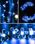 Solar String Garden Flower Lights