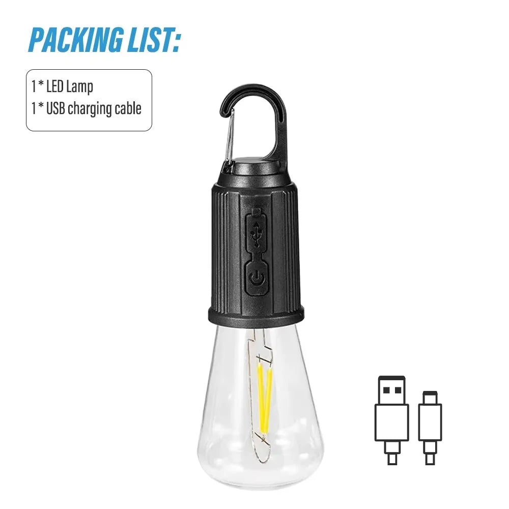 Outdoor USB Rechargeable LED Lamp Bulb