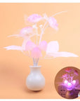 LED Lilac Night Light Lamp