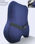 Memory Foam Seat & Waist Back Support Orthopedic Ergonomic Cushion