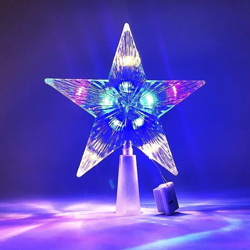 Five-Point LED Glow Star Topper