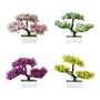 Artificial Coloured Bonsai Trees