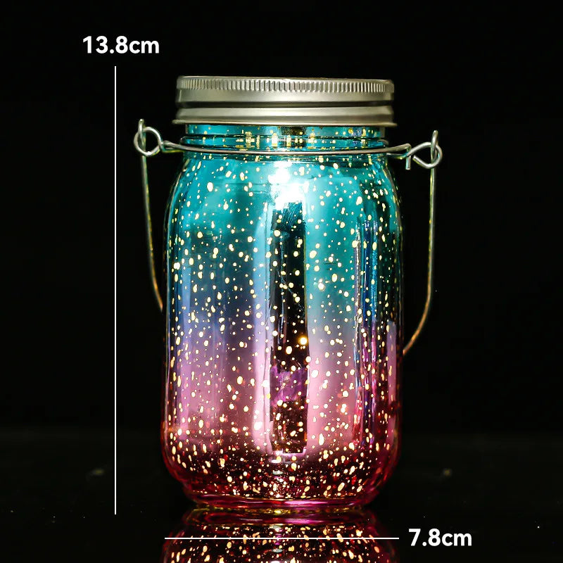 Solar Mason Light Jar Lantern