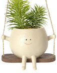 Mini Happy Hanging Swing Plant Pots