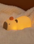 Silicone Sleeping Capybara LED
