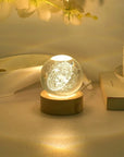 LED 3D Glass Crystal Ball