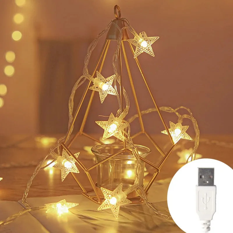 LED Star String Lights