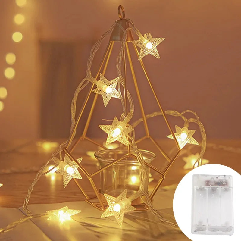 LED Star String Lights