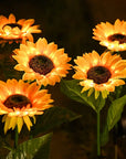 LED Solar Sunflower Lawn Light