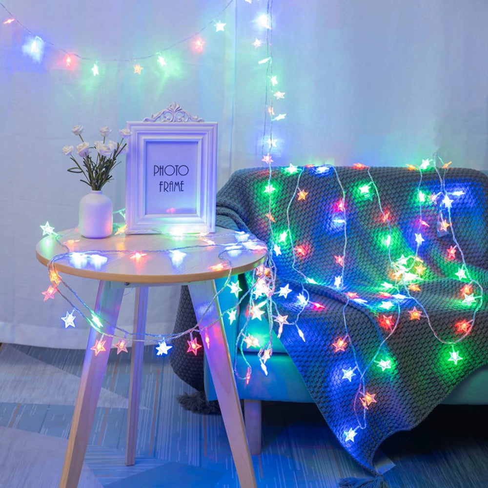 LED Star String Lights