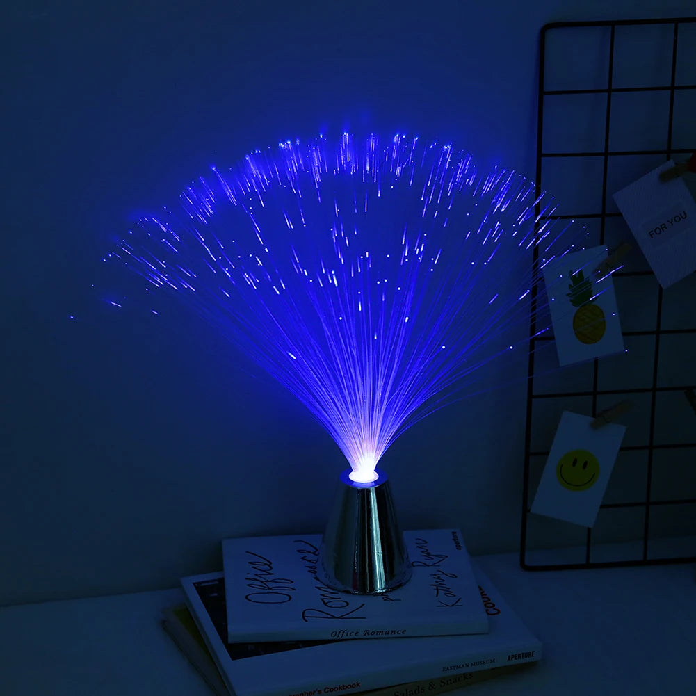 LED Multi Star Fiber Optic Lamp Centerpiece