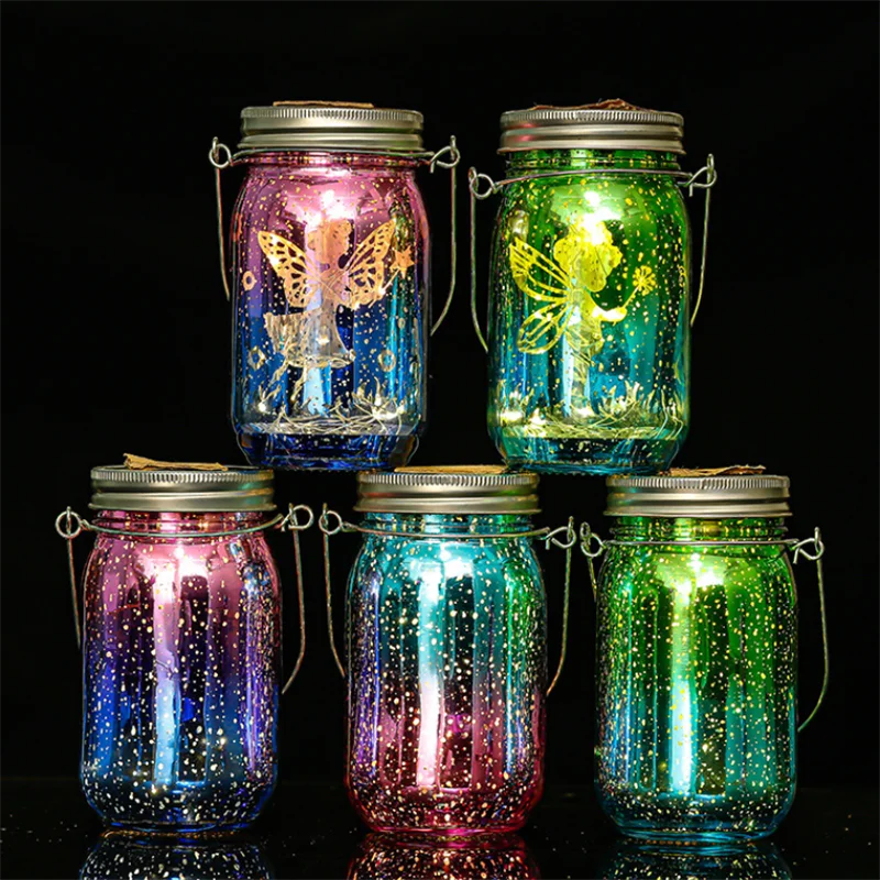 Solar Mason Light Jar Lantern