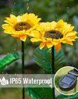 LED Solar Sunflower Lawn Light