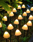 10 Pack LED Outdoor Solar Mushroom Lights