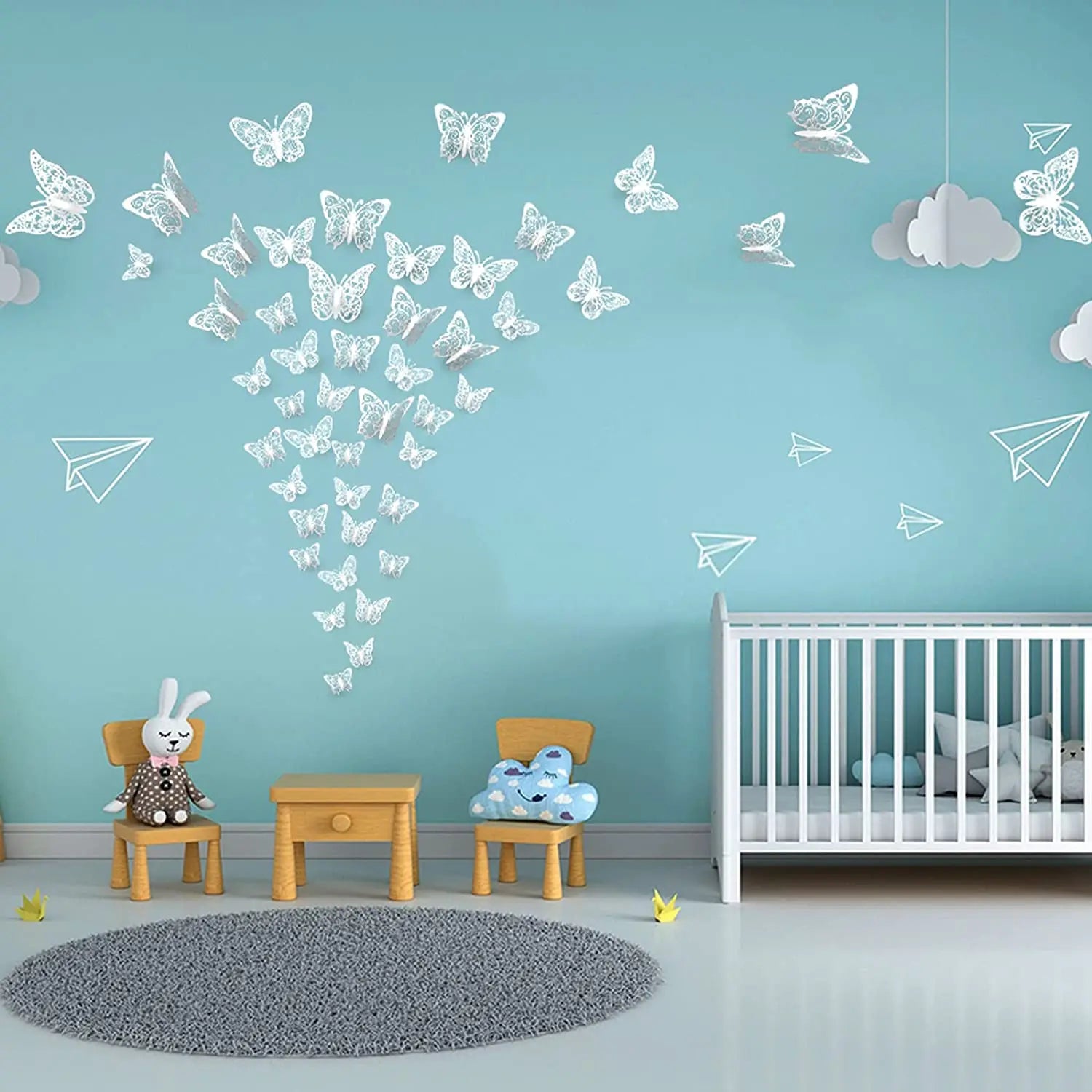 Fashion 3D Hollow Butterfly Creative Wall Sticker