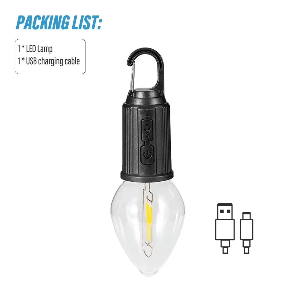 Outdoor USB Rechargeable LED Lamp Bulb