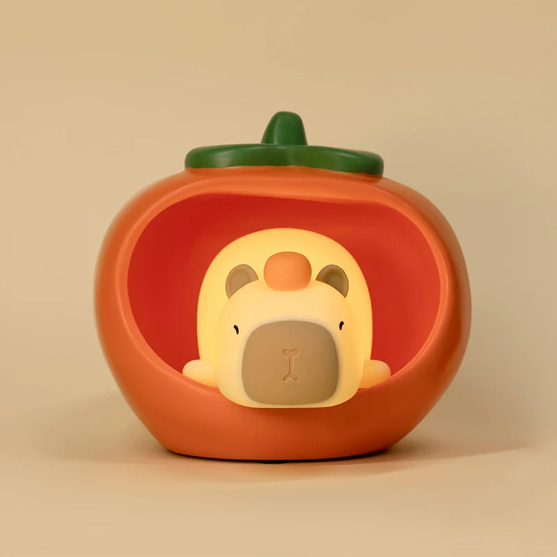 Silicone Sleeping Capybara LED