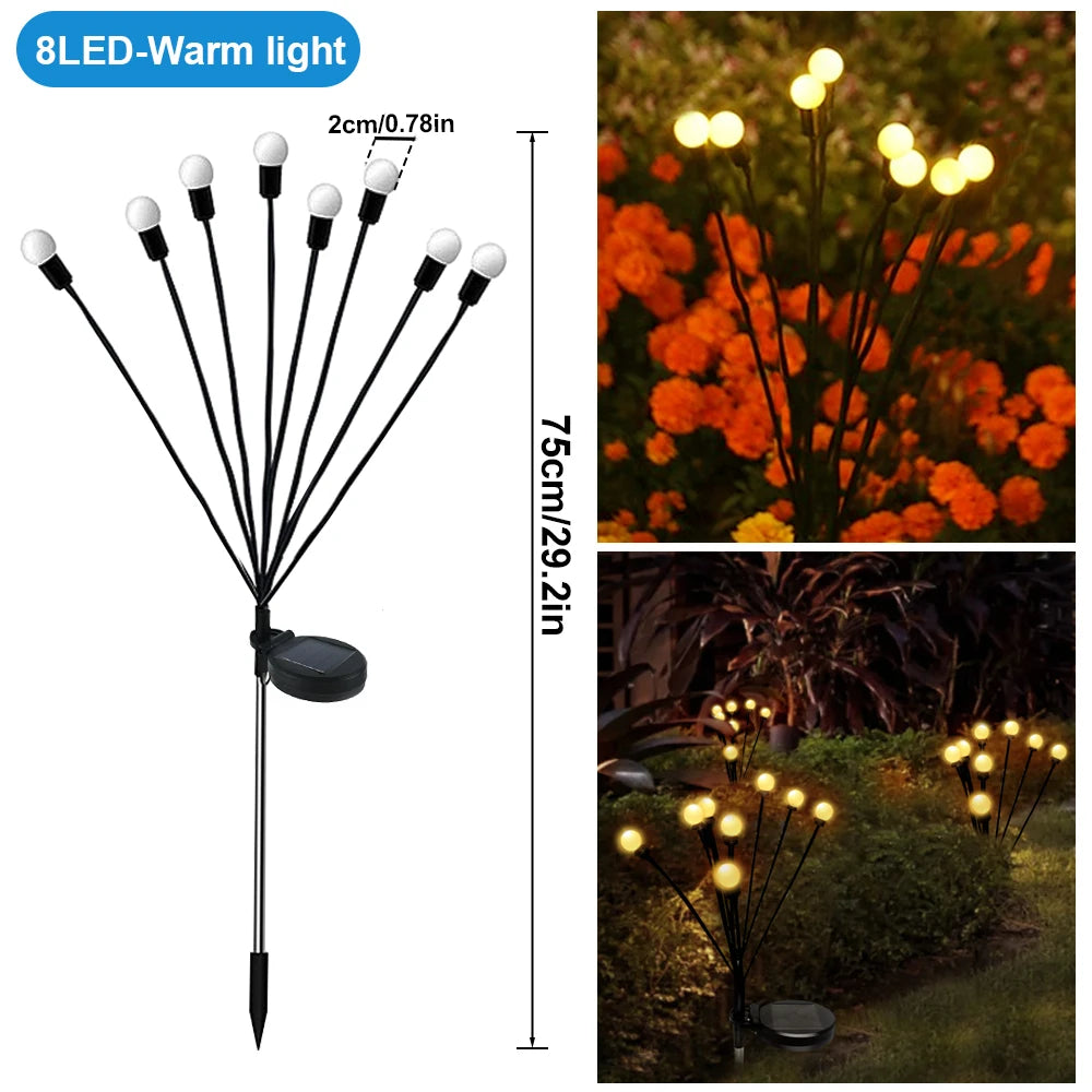 Solar Butterfly Lights Outdoor Firefly Lights